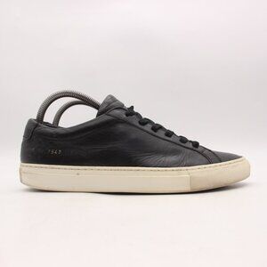 Common Project Achilles Women's Size EU 39 Black Leather Low Top Shoes